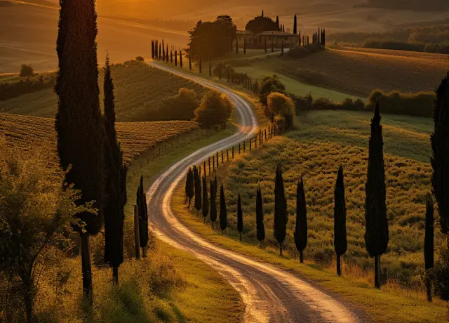 Minimalist Photorealistic Road
