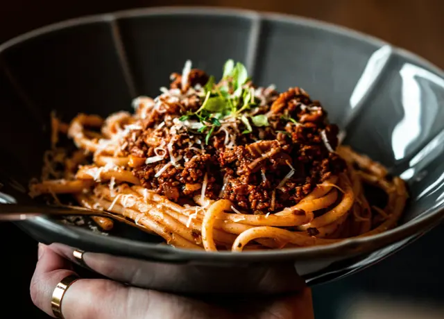 Hjemmelaget pasta på Casa Montagna