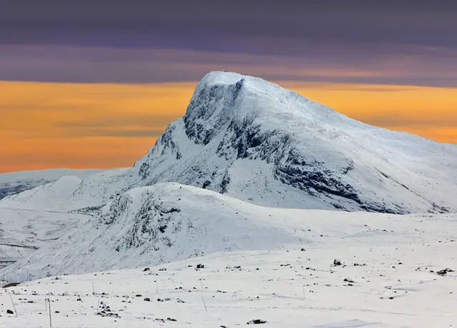 Fjelltoppen Bitihorn ved Beitostølen. En flott topptur